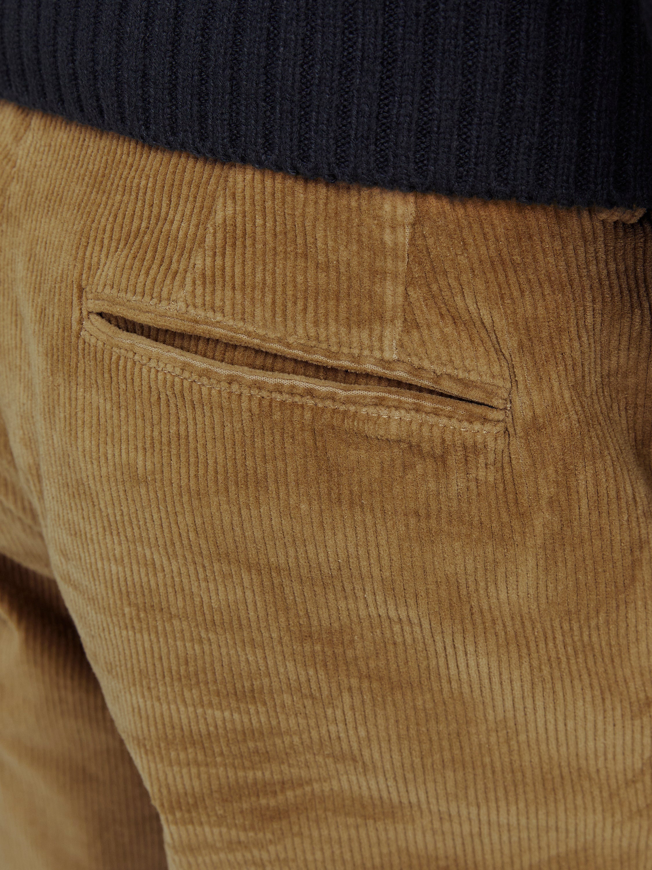 Beige broek in ribfluweel tapered fit Jack&Jones
