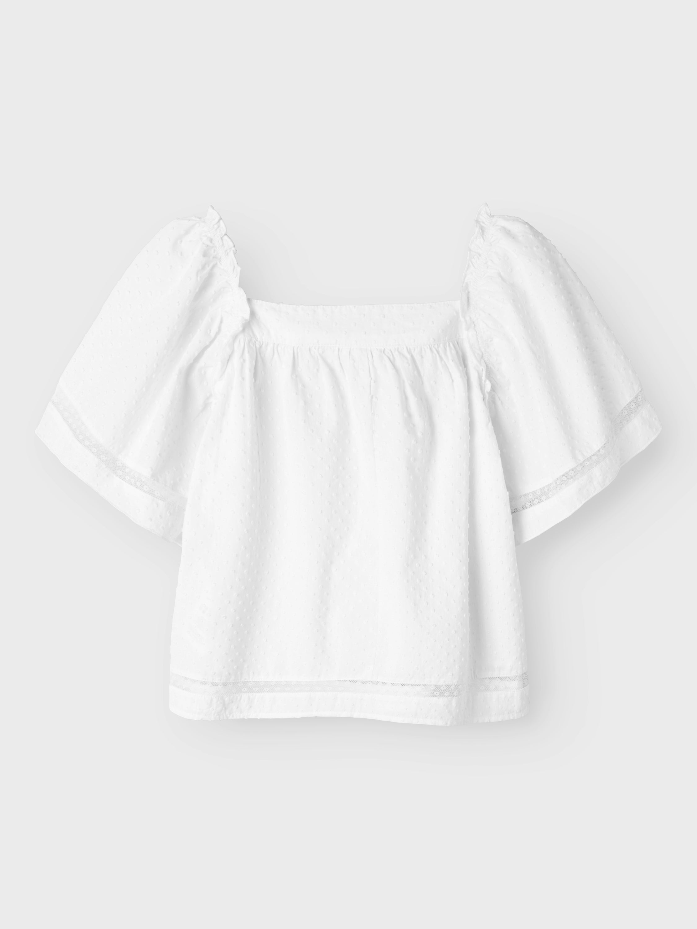 Witte katoenen off shoulder blouse Name It