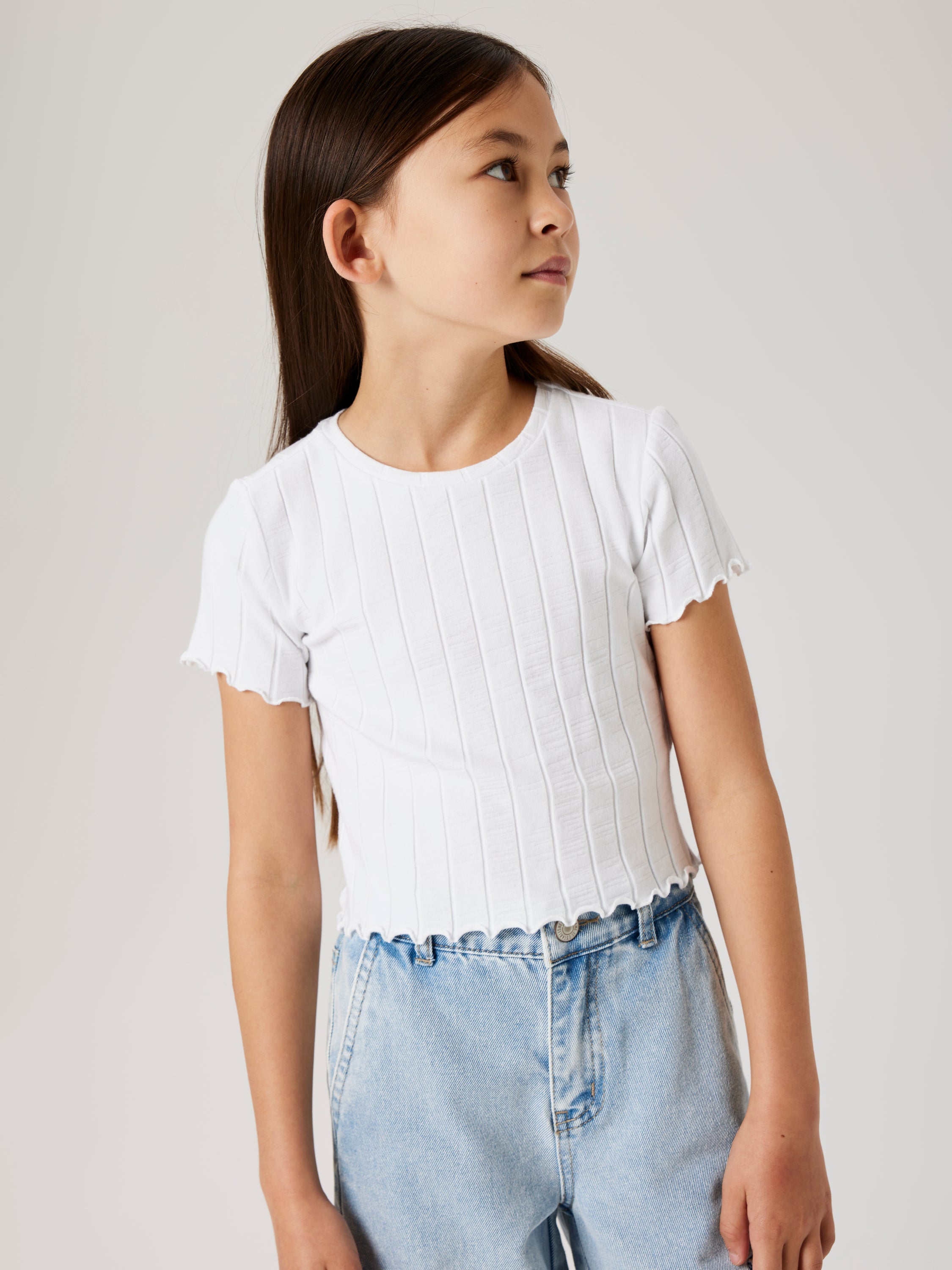 Witte gestreepte t-shirt Name it