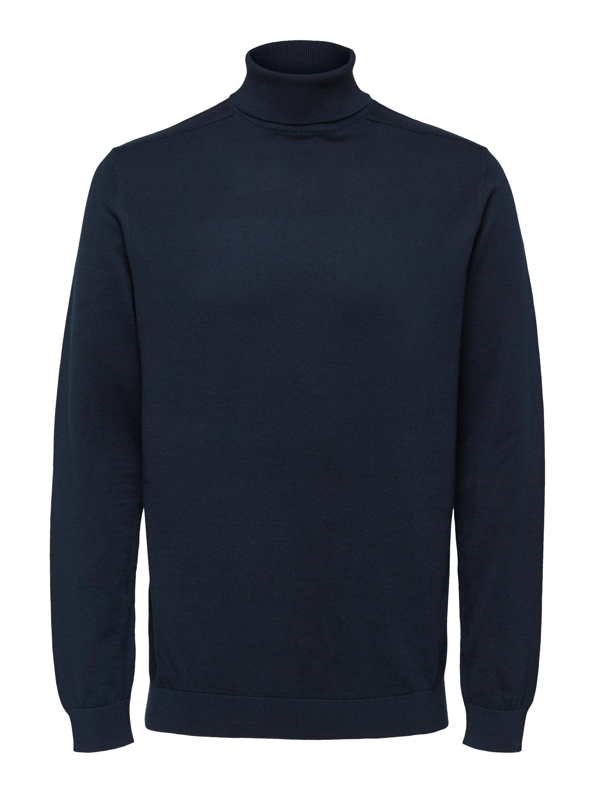 Blauwe trui met rolkraag Selected