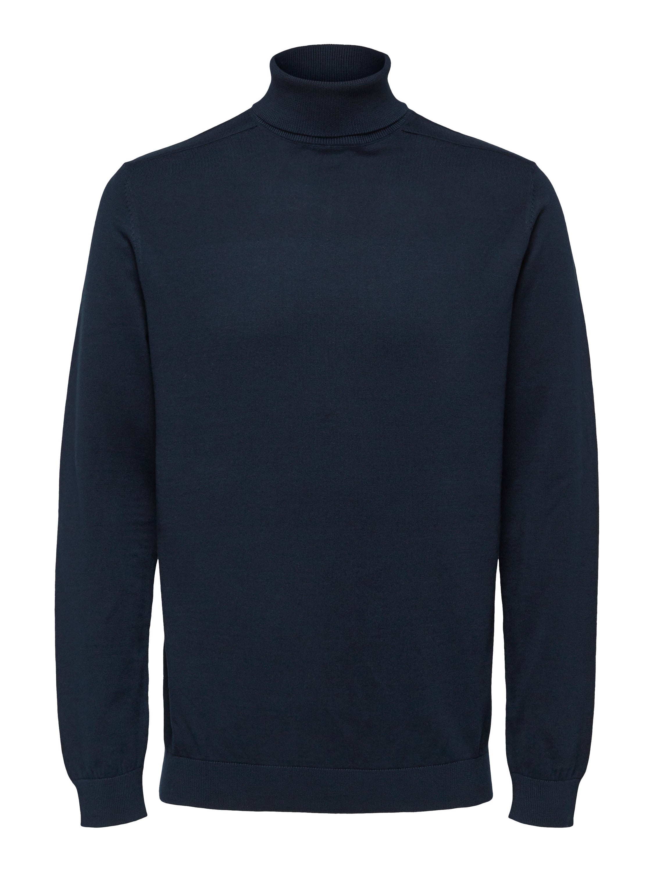 Blauwe trui met rolkraag Selected