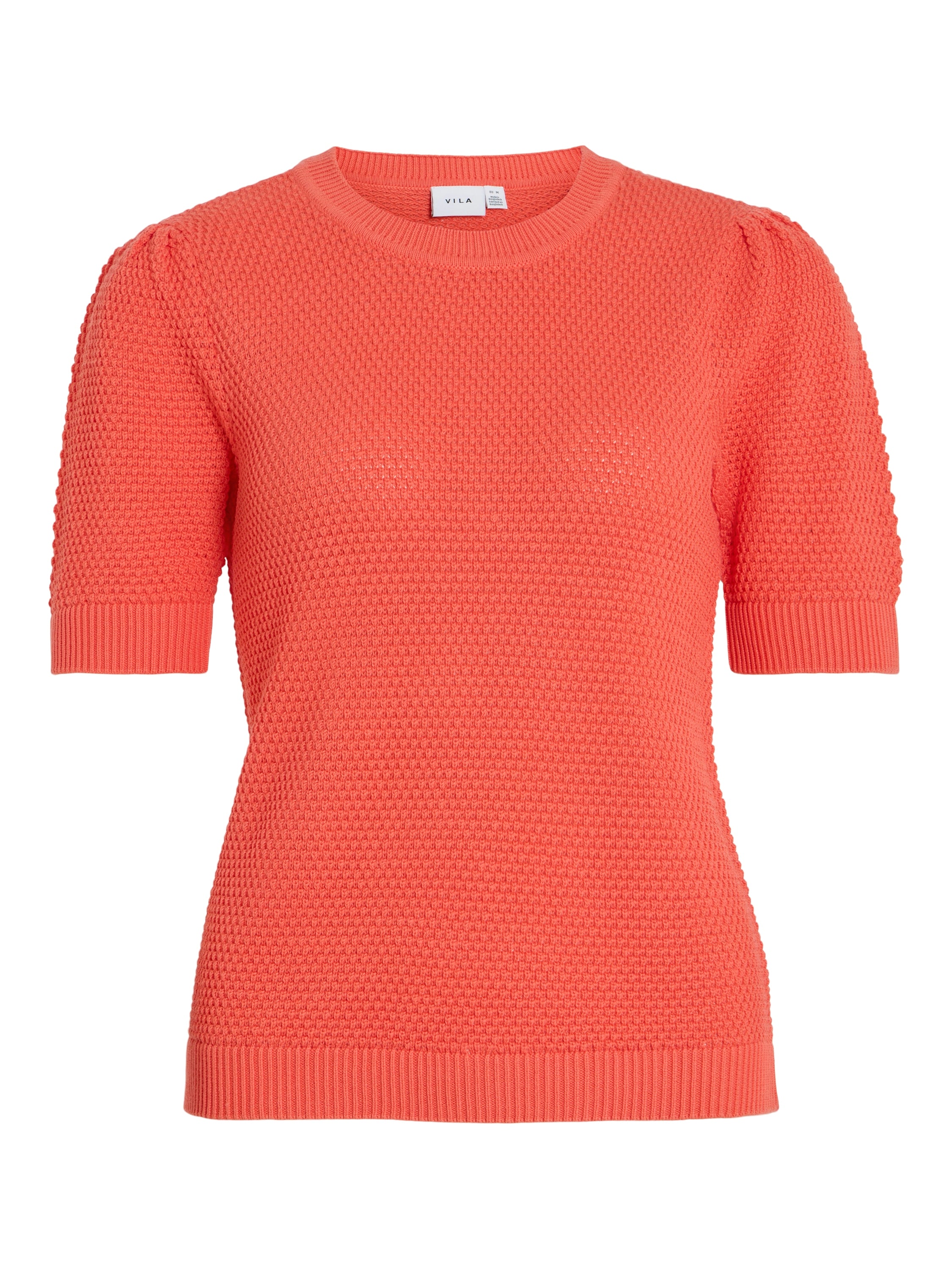 Pull en coton couleur corail Vidalo Vila
