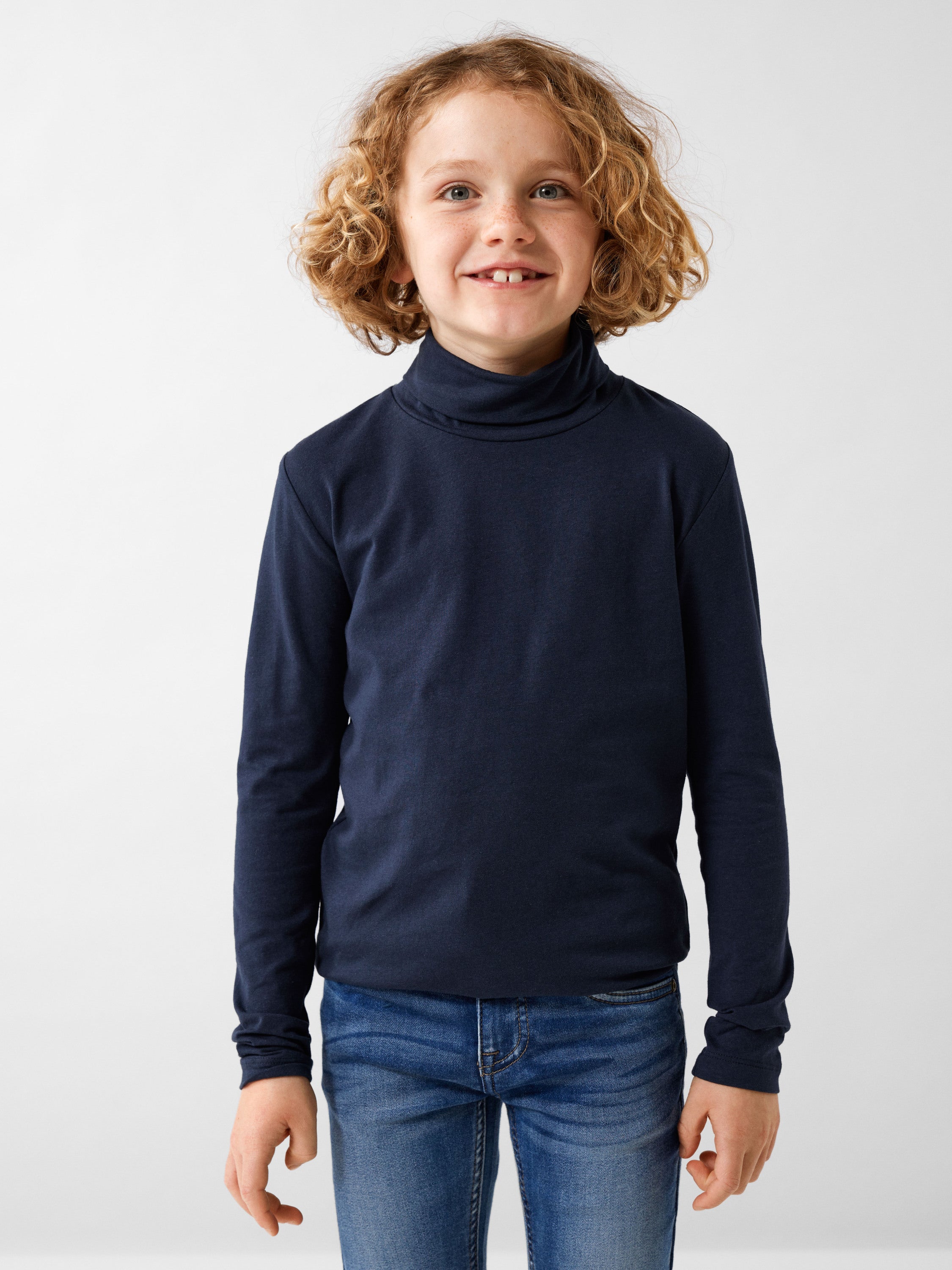 Dark sapphire/Grey melange duo pack t-shirt met lange mouwen Name It