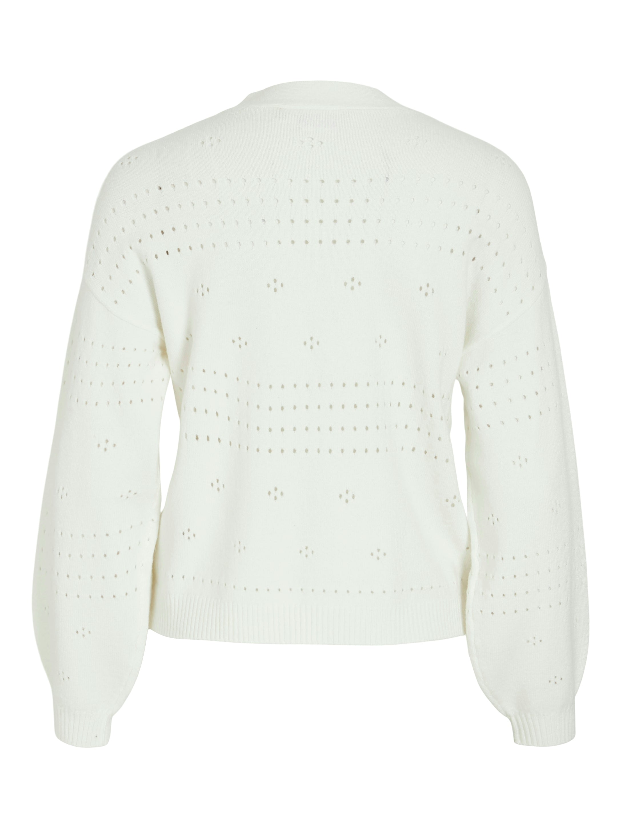 Ecru gilet met knopen Viril V Vila