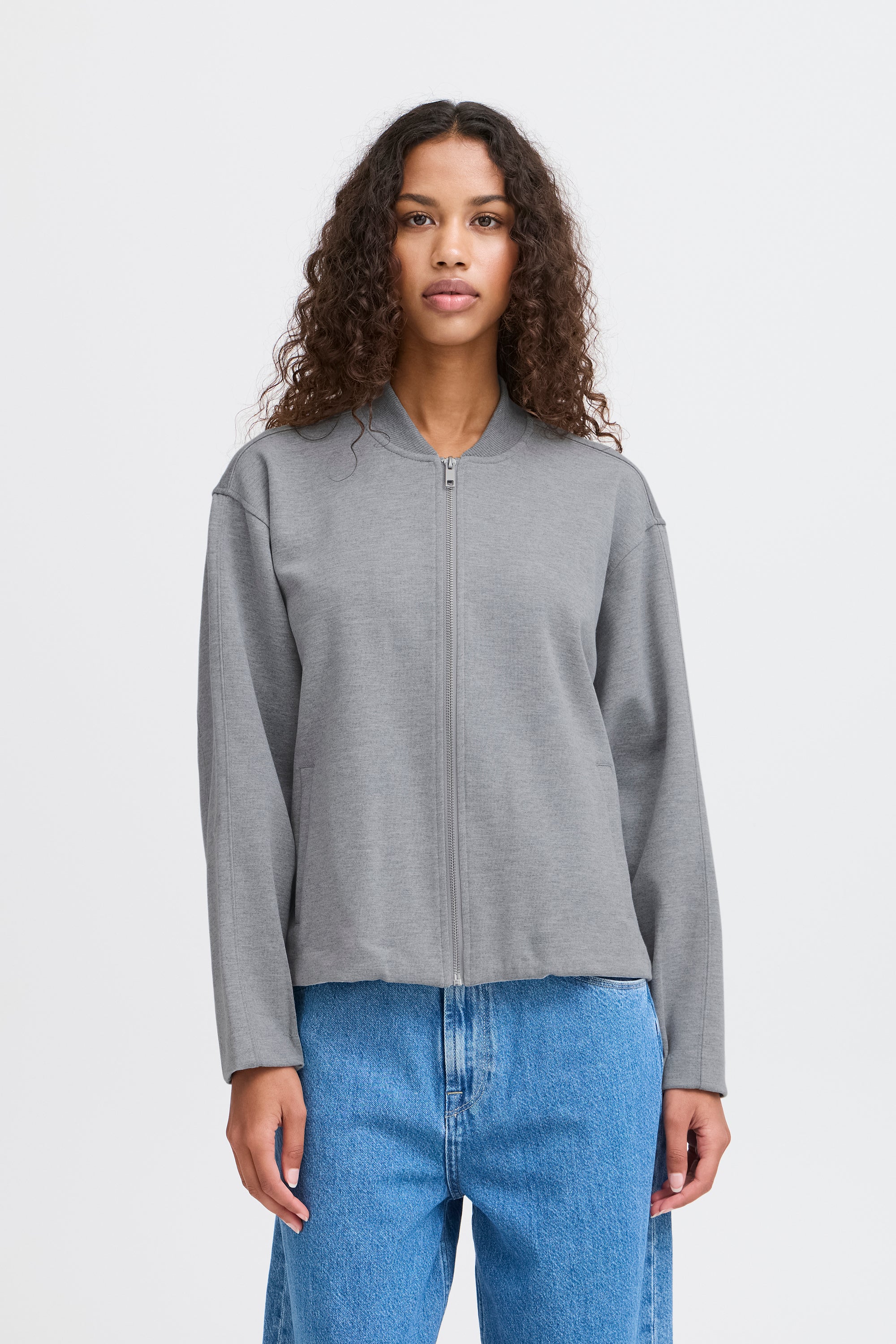 Gilet gris avec lien en bas Kate Neo Ichi