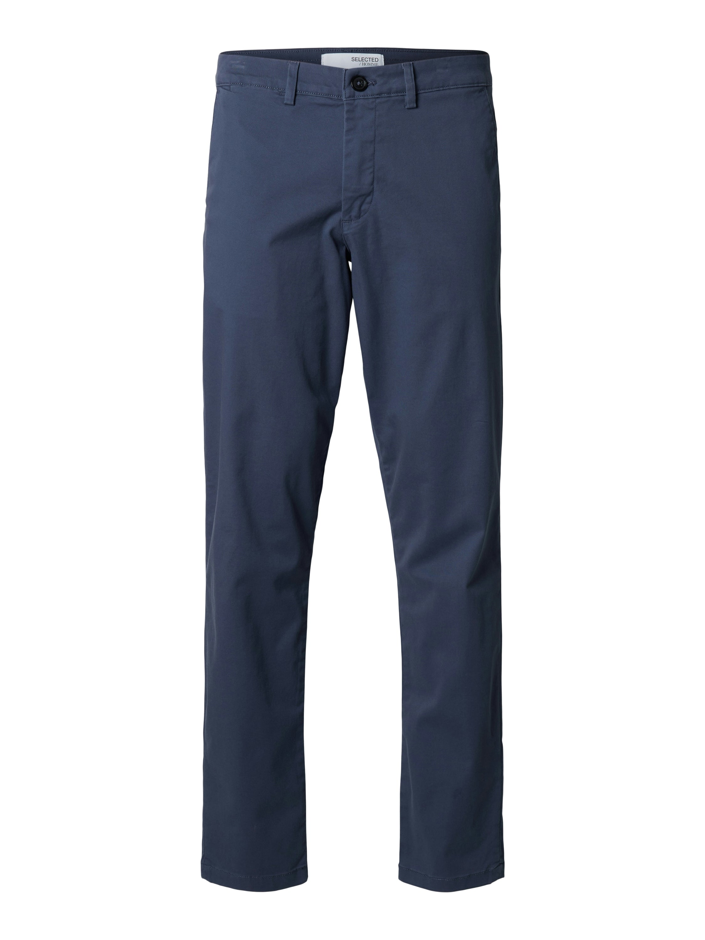 Ocean blauwe slim fit chino Selected