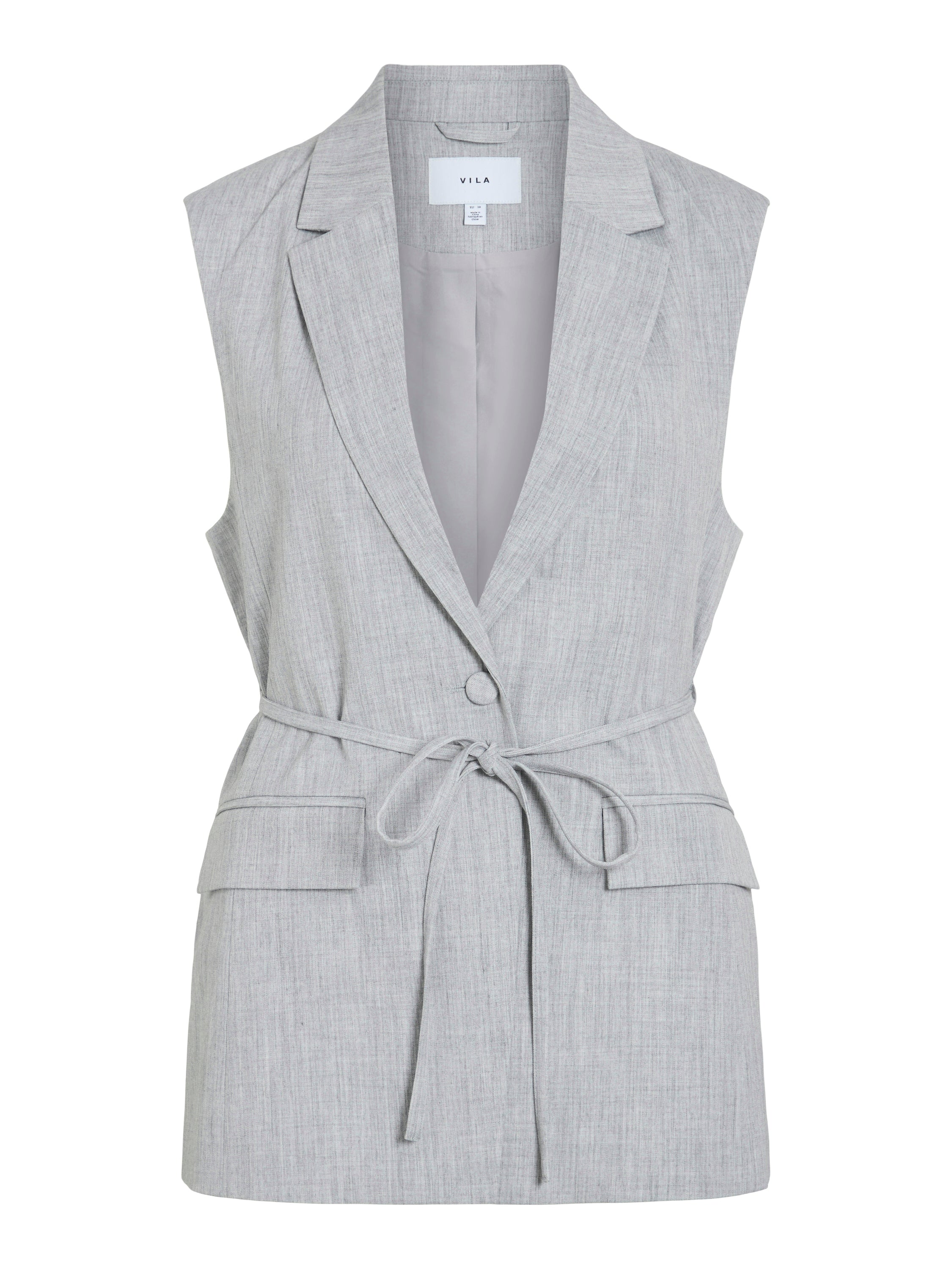 Gilet sans manches gris Visala Vila