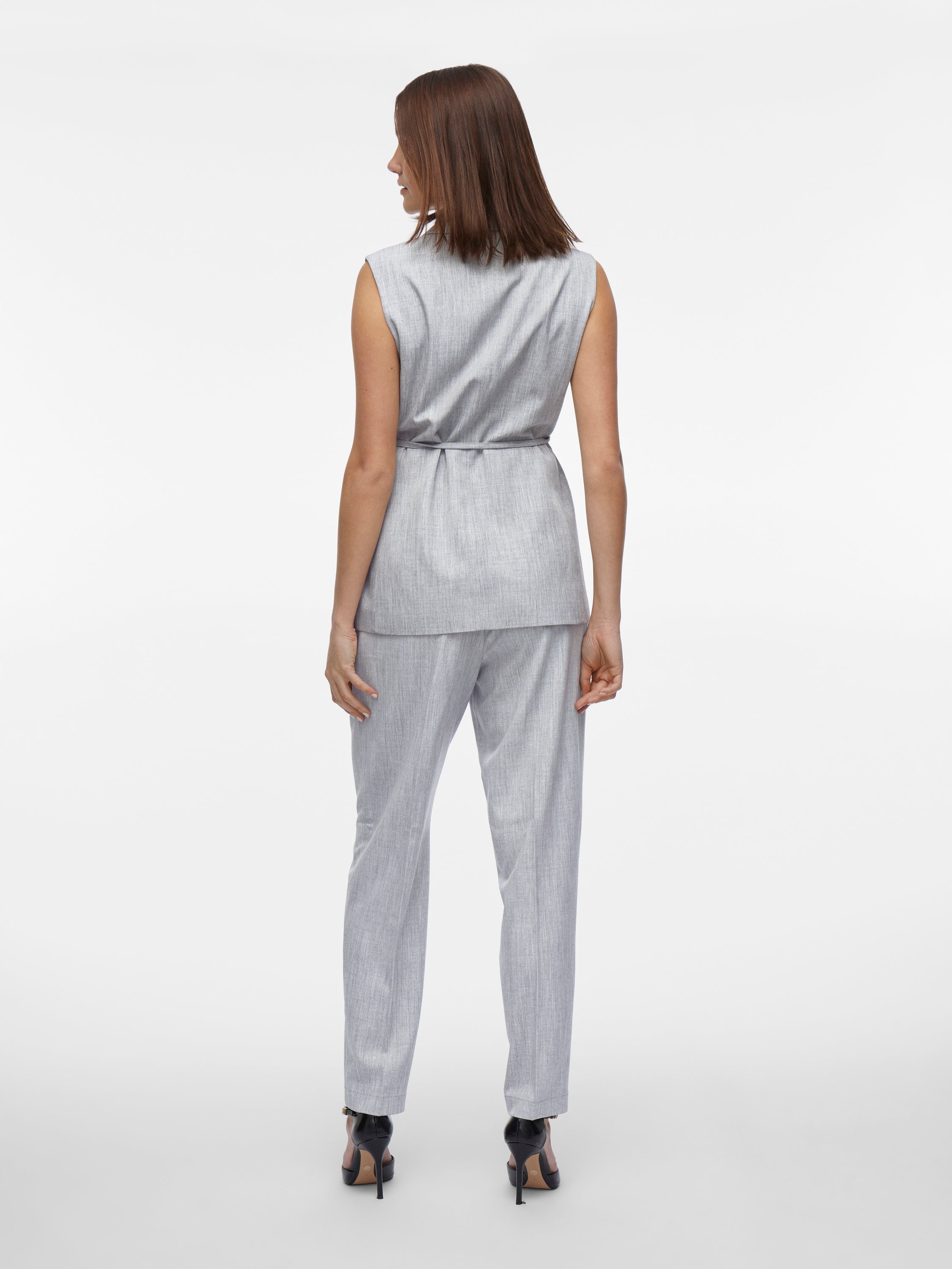 Grijskleurige geklede broek Visala Vila