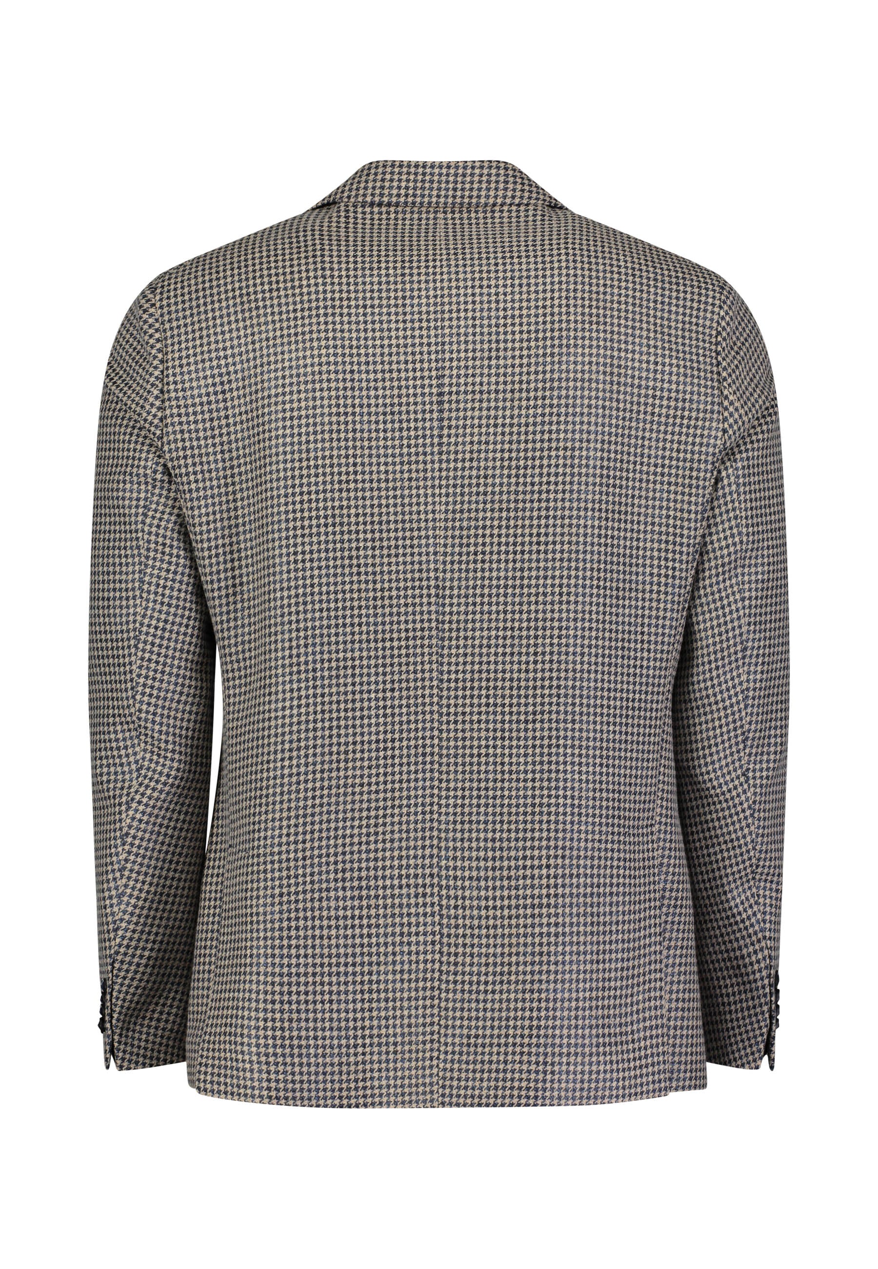 Multicolor blazer met blauw ruit patroon slim fit  Roy Robson