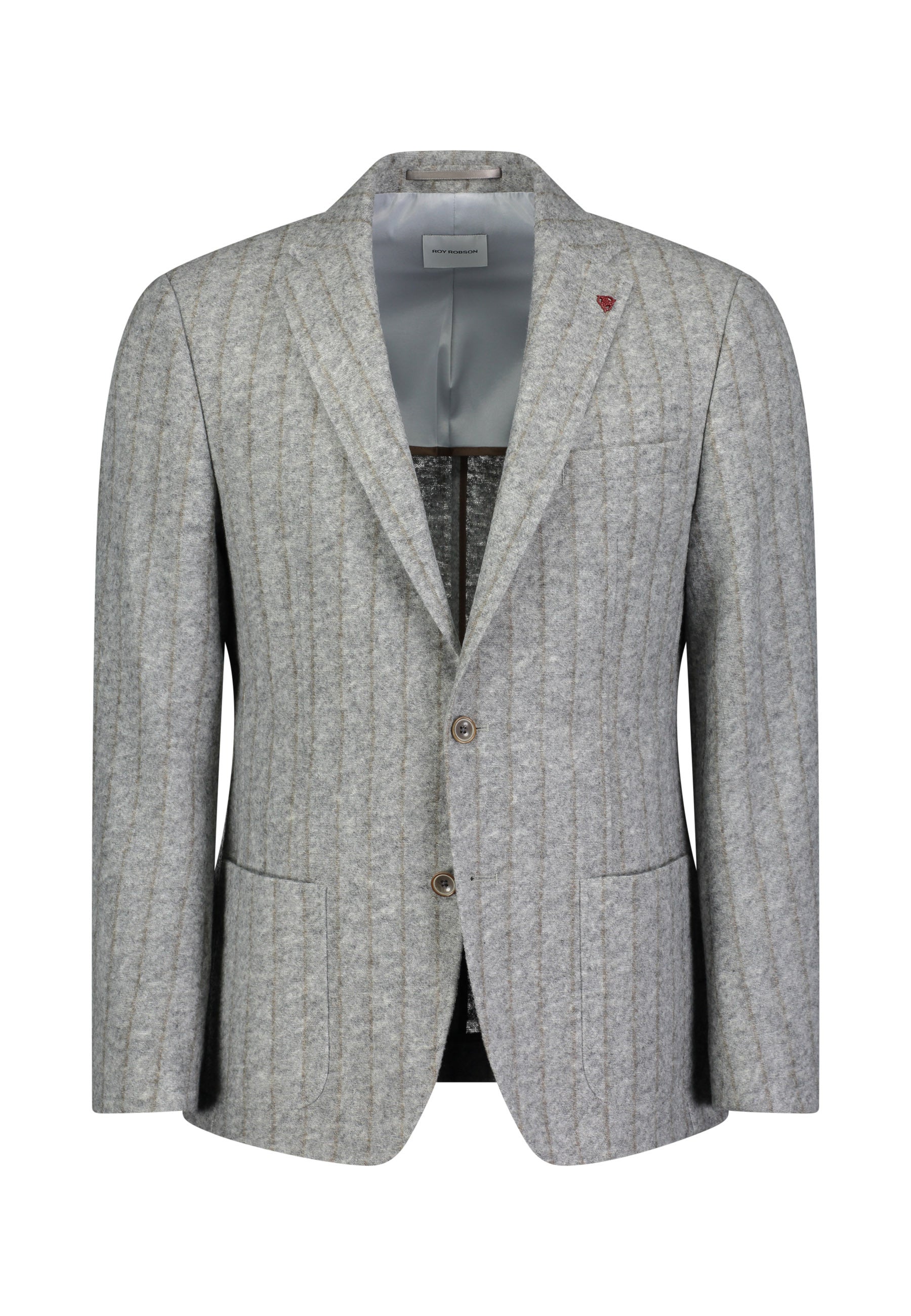 Grijze gestreepte blazer Sakkos Roy Robson