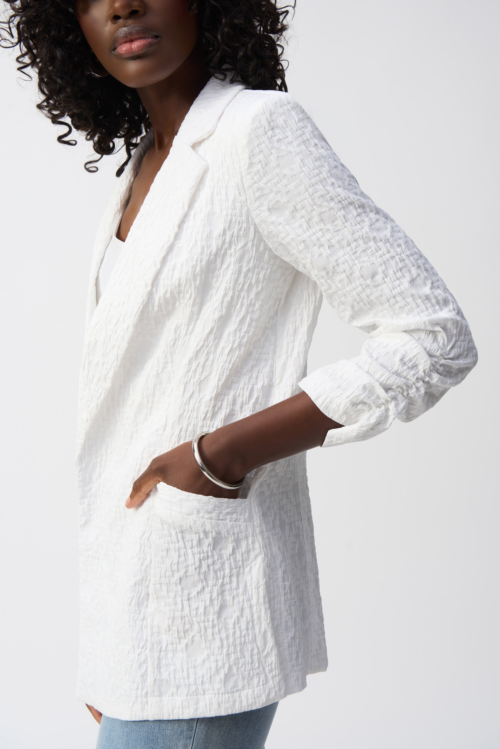 Witte blazer in structuur Joseph Ribkoff