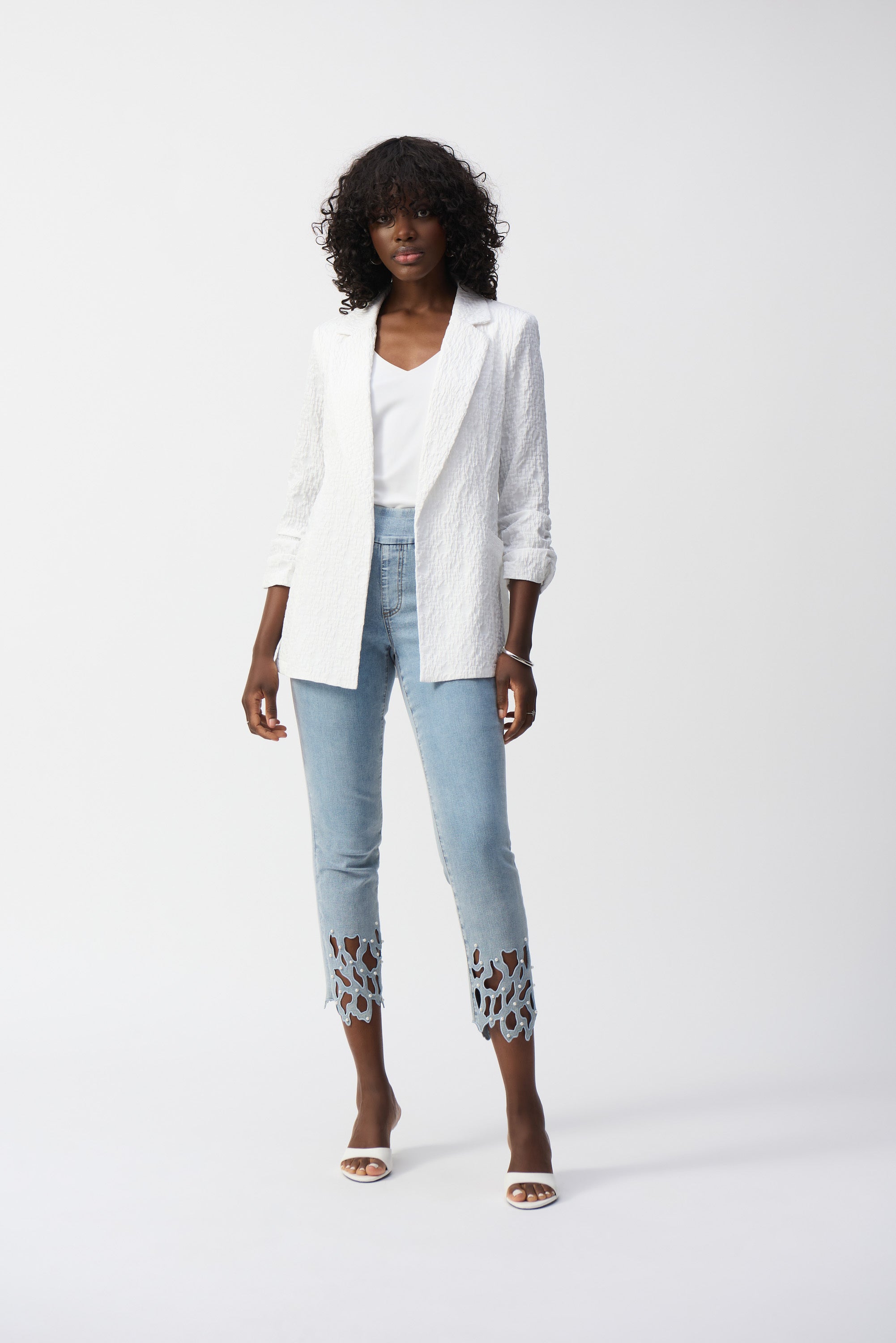 Witte blazer in structuur Joseph Ribkoff