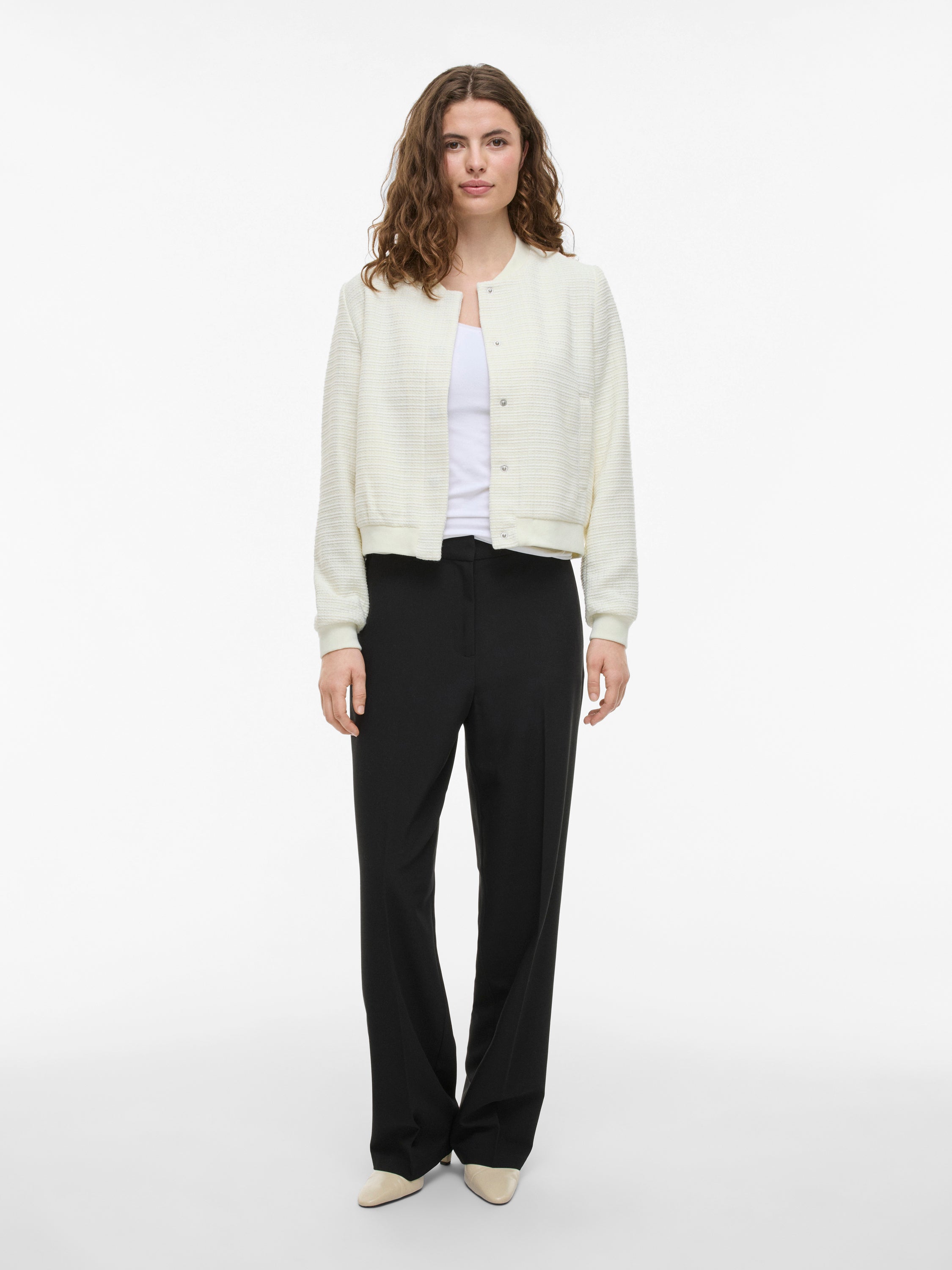 Blouson aviateur beige Viarly Vila