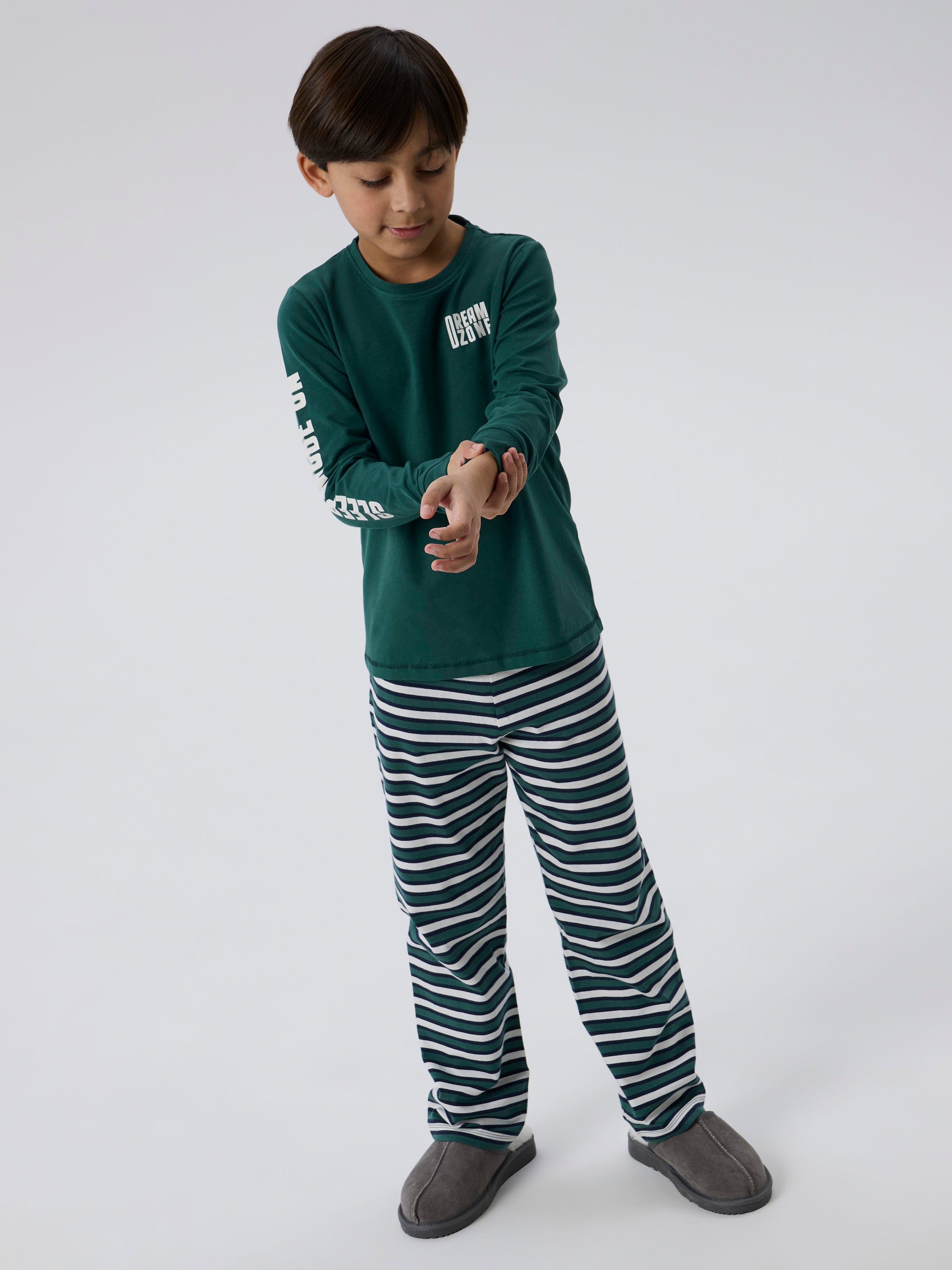Groen 2-delige pyjama Name It