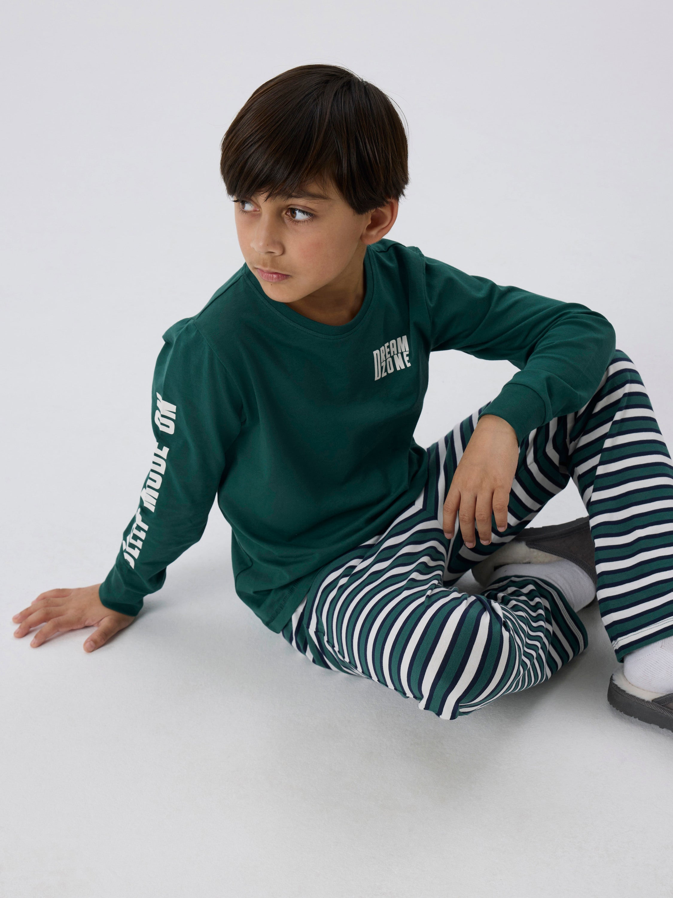 Groen 2-delige pyjama Name It