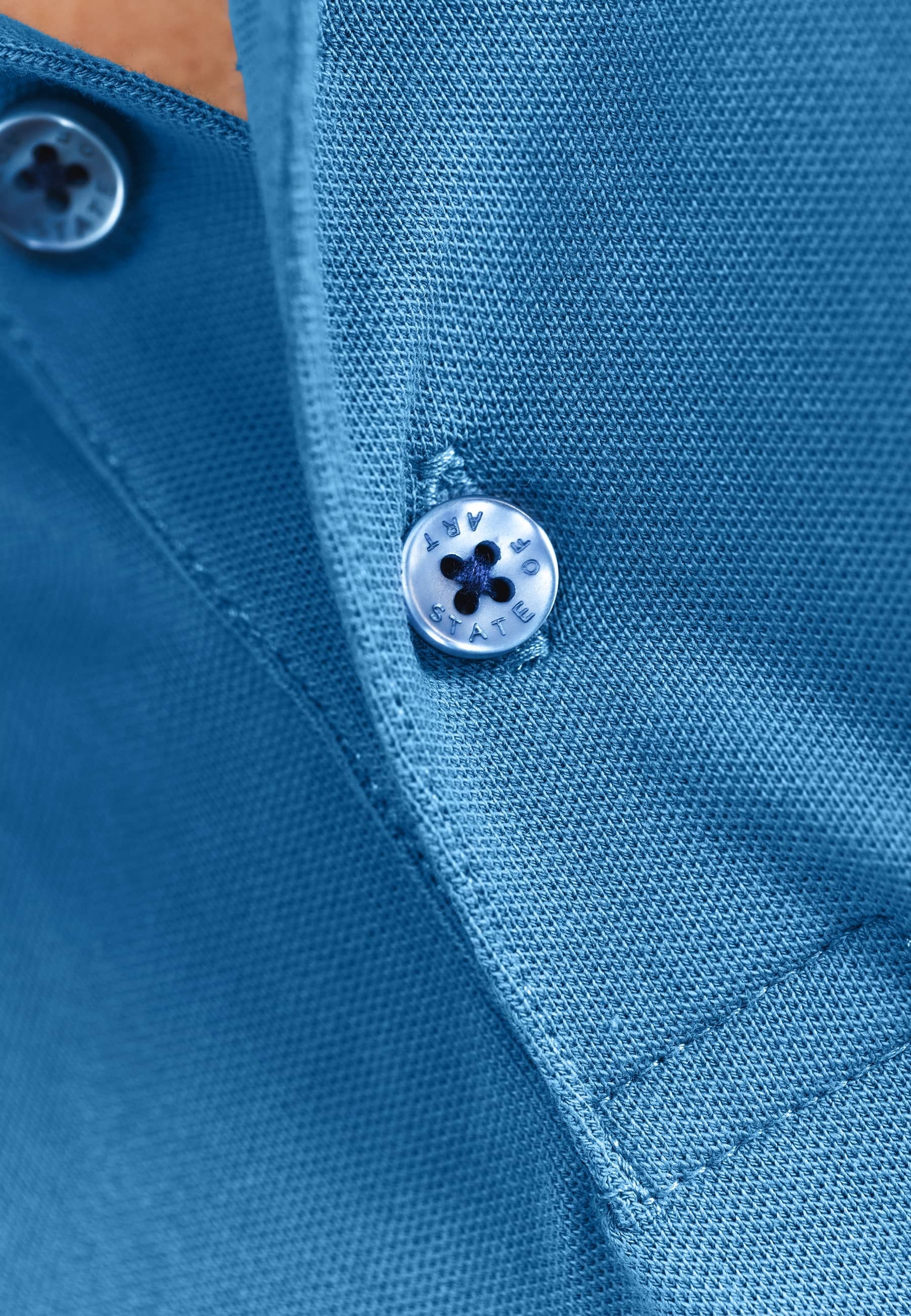 Licht blauwe polo State Of Art