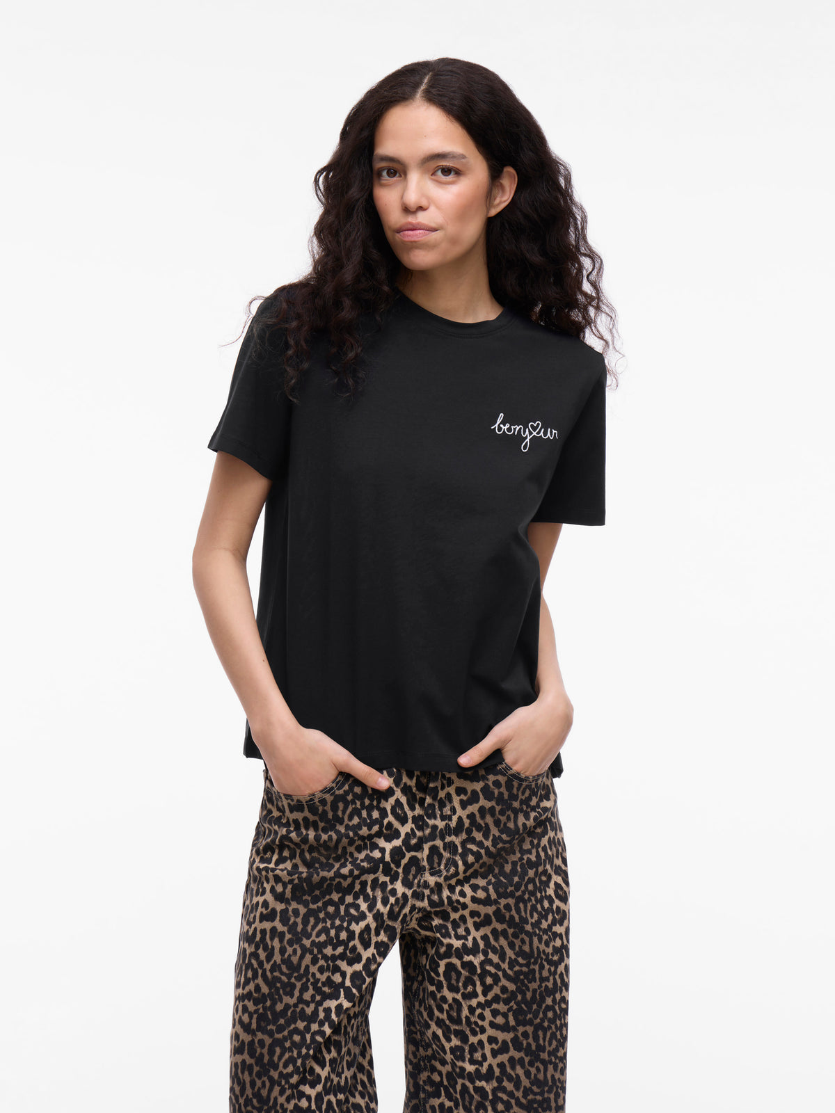 Black beauty t-shirt bonjour Vila
