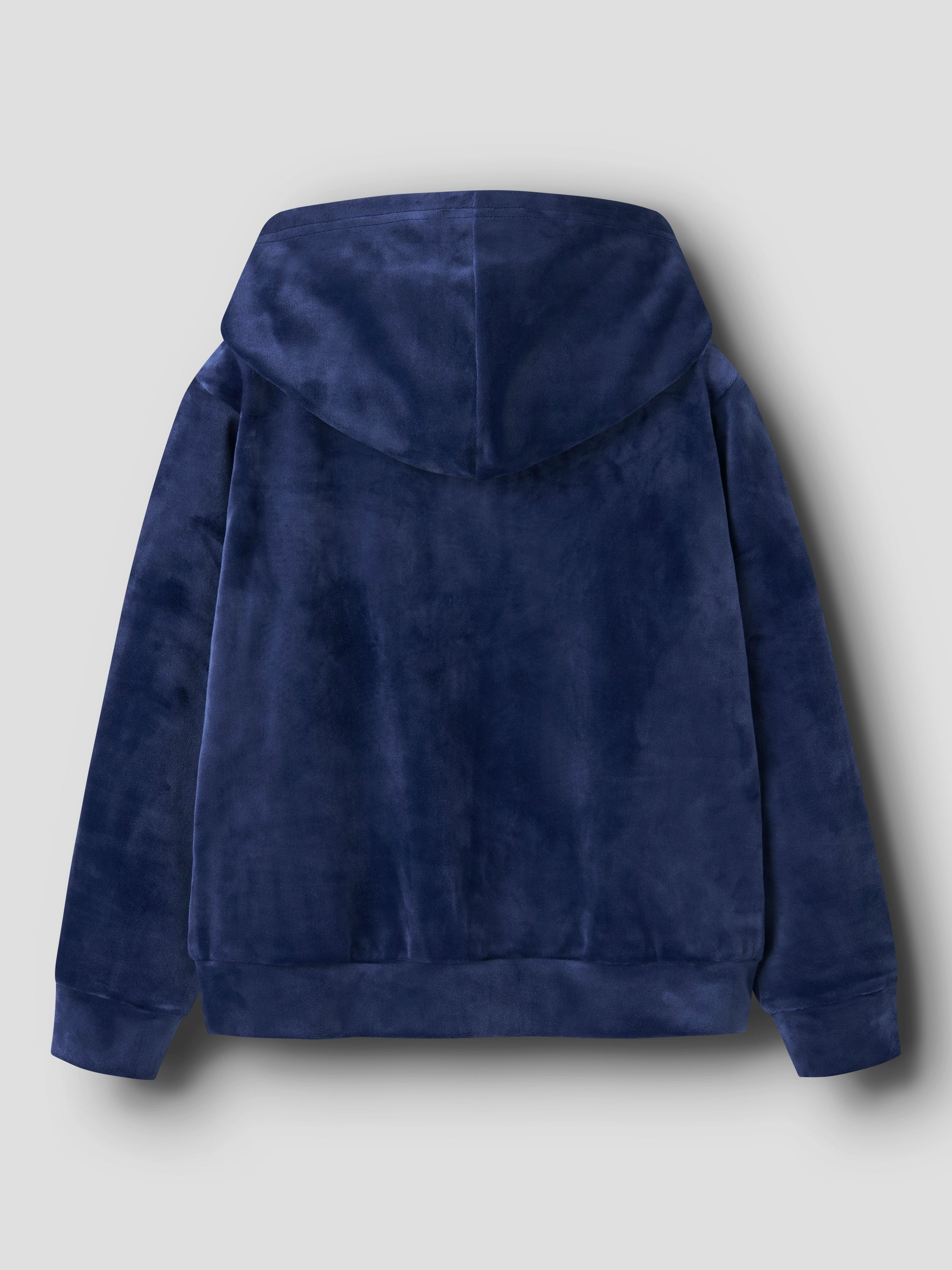 Blauwe zachte gilet met rits Name It