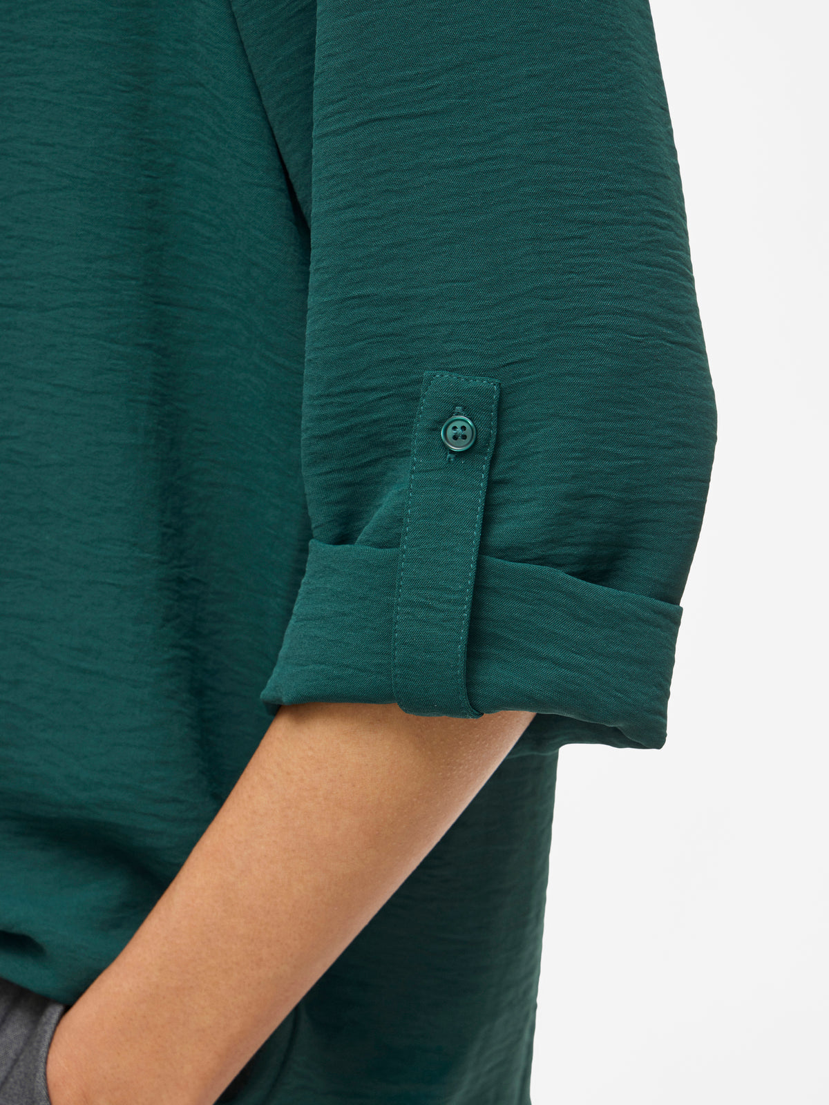 Groene blouse met v-hals Vijosa Vila