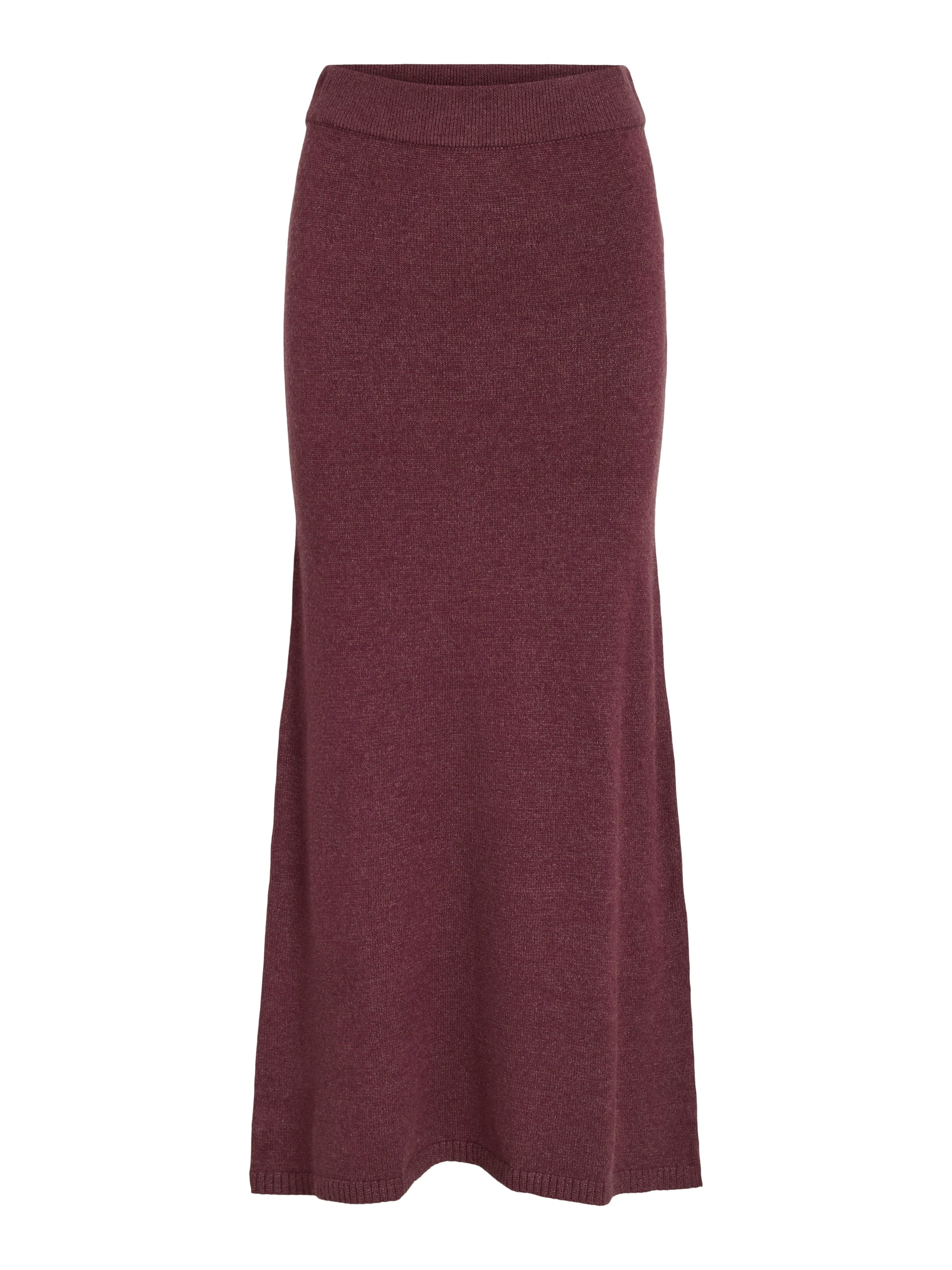 Dark melange gebreide rok Vila