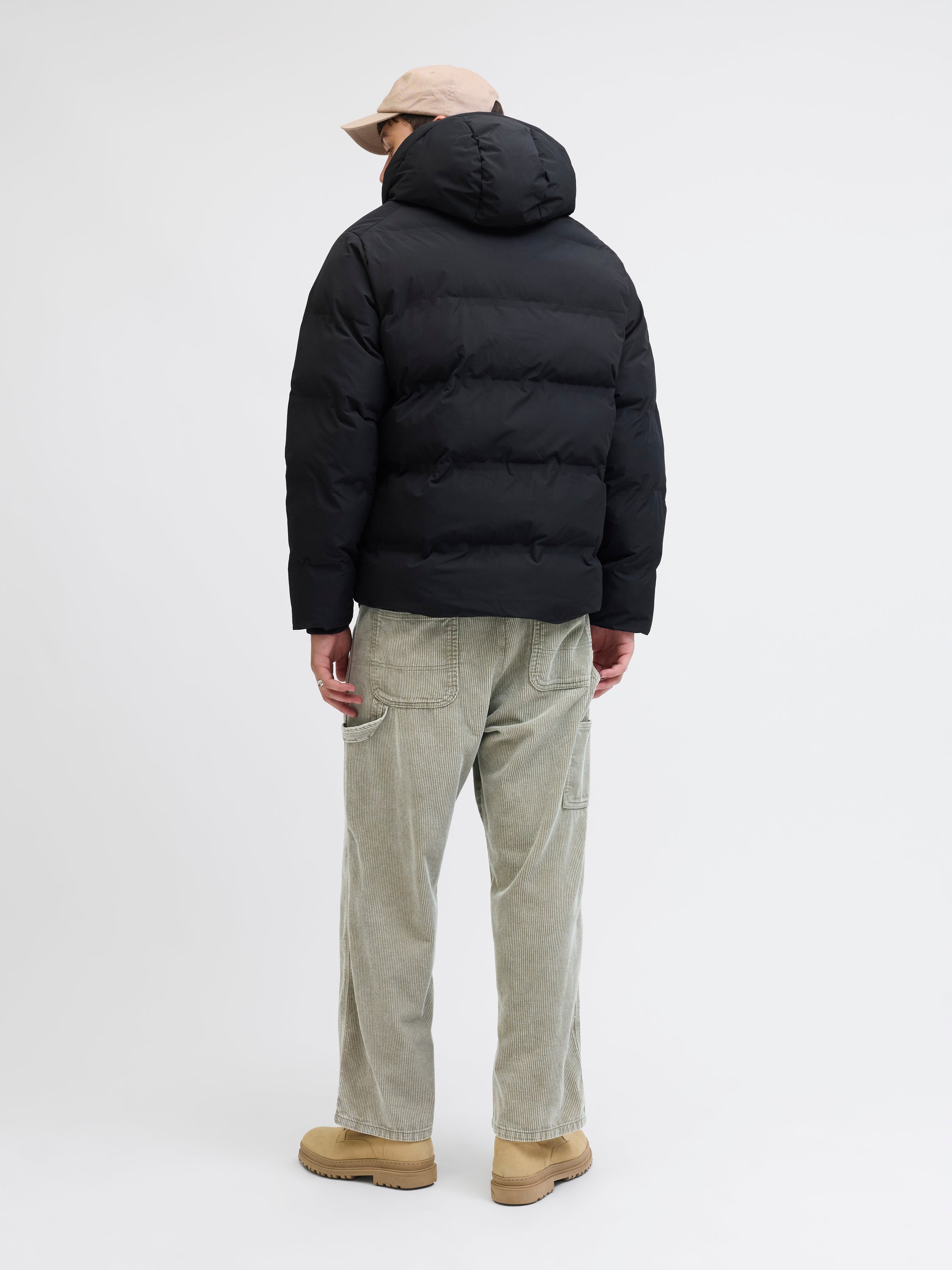 Bruine cargo broek in fibfluweel Jack&Jones
