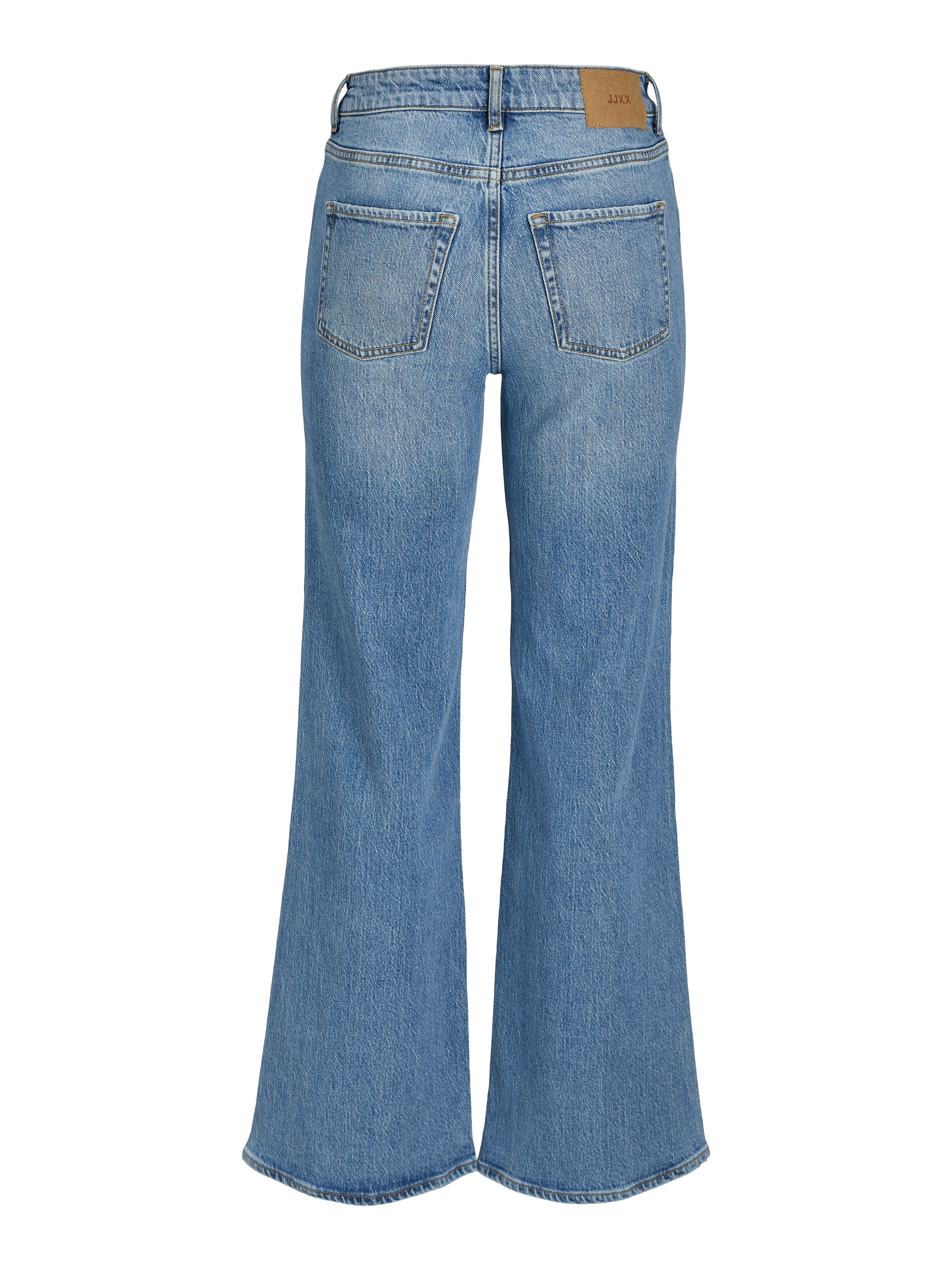 Blauwe flared jeans met hoge taille JJXX