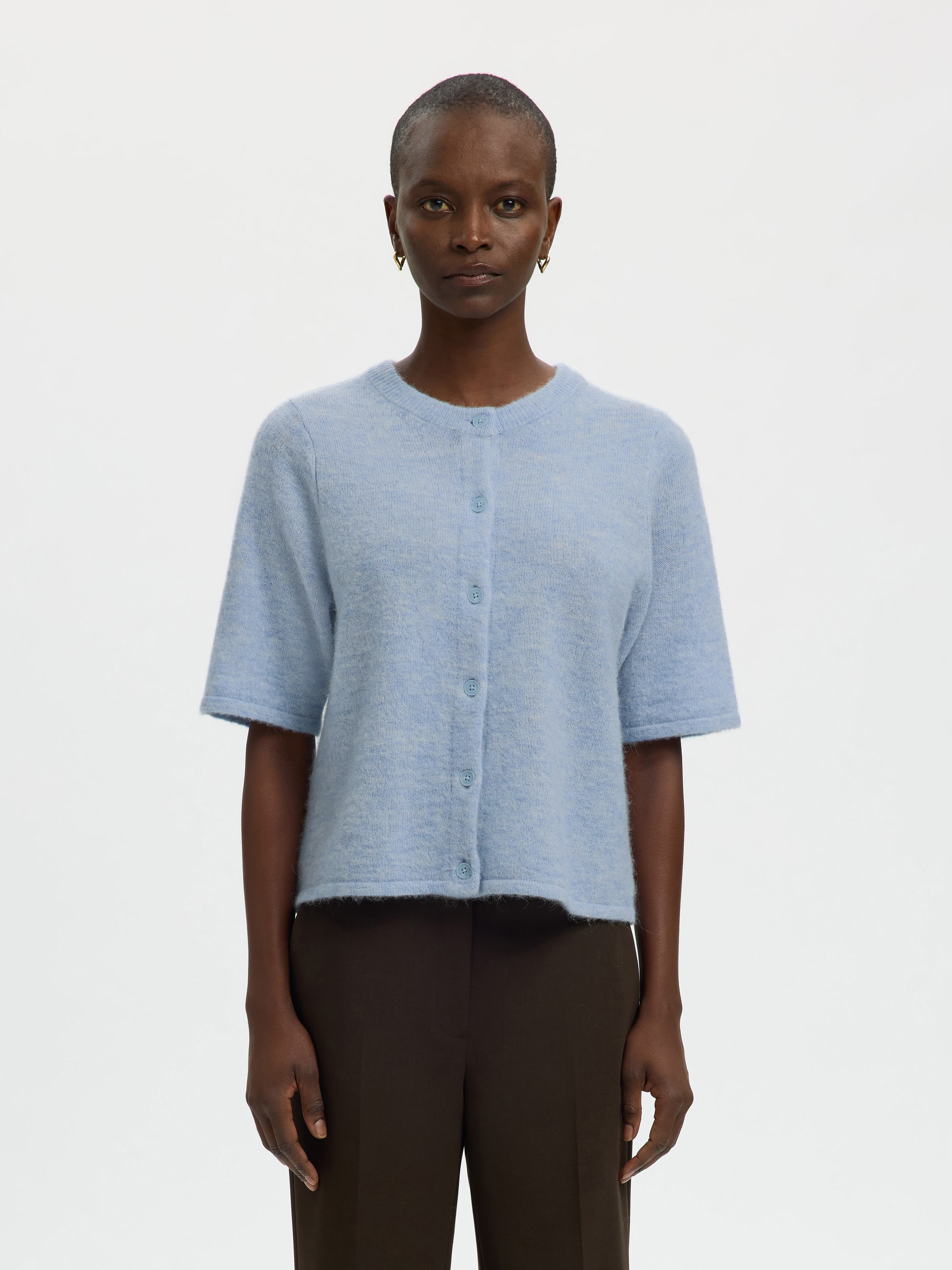 Cashmere Blue gilet Selected