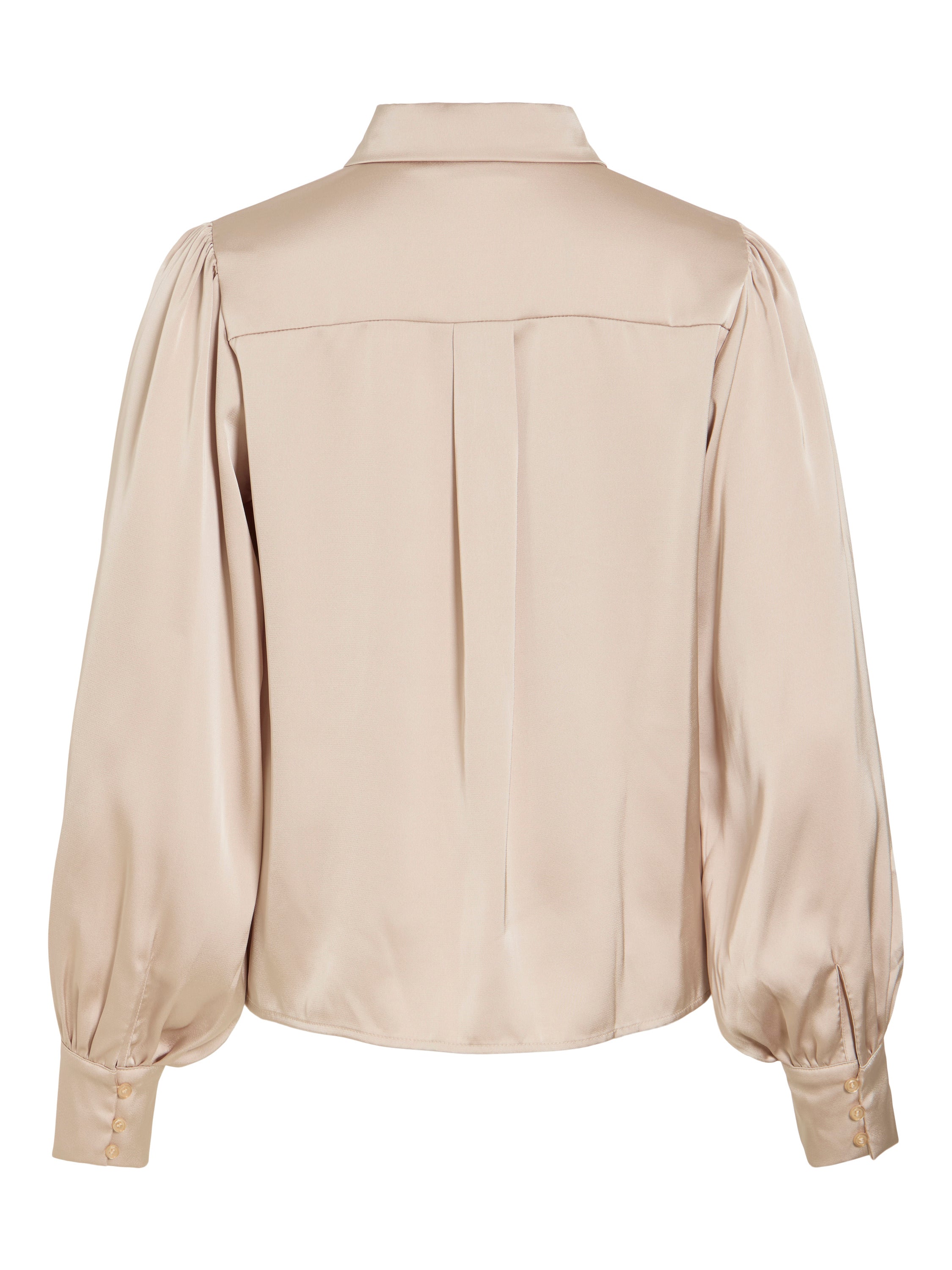 Beige blouse met knopen Vienna Ravenna Vila