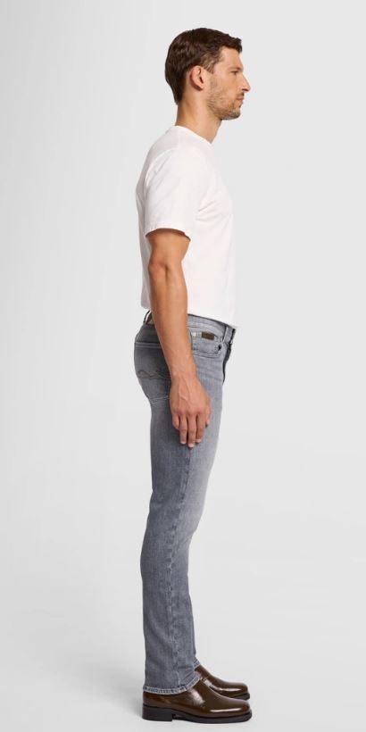 Grijze slim fit jeans For All Mankind