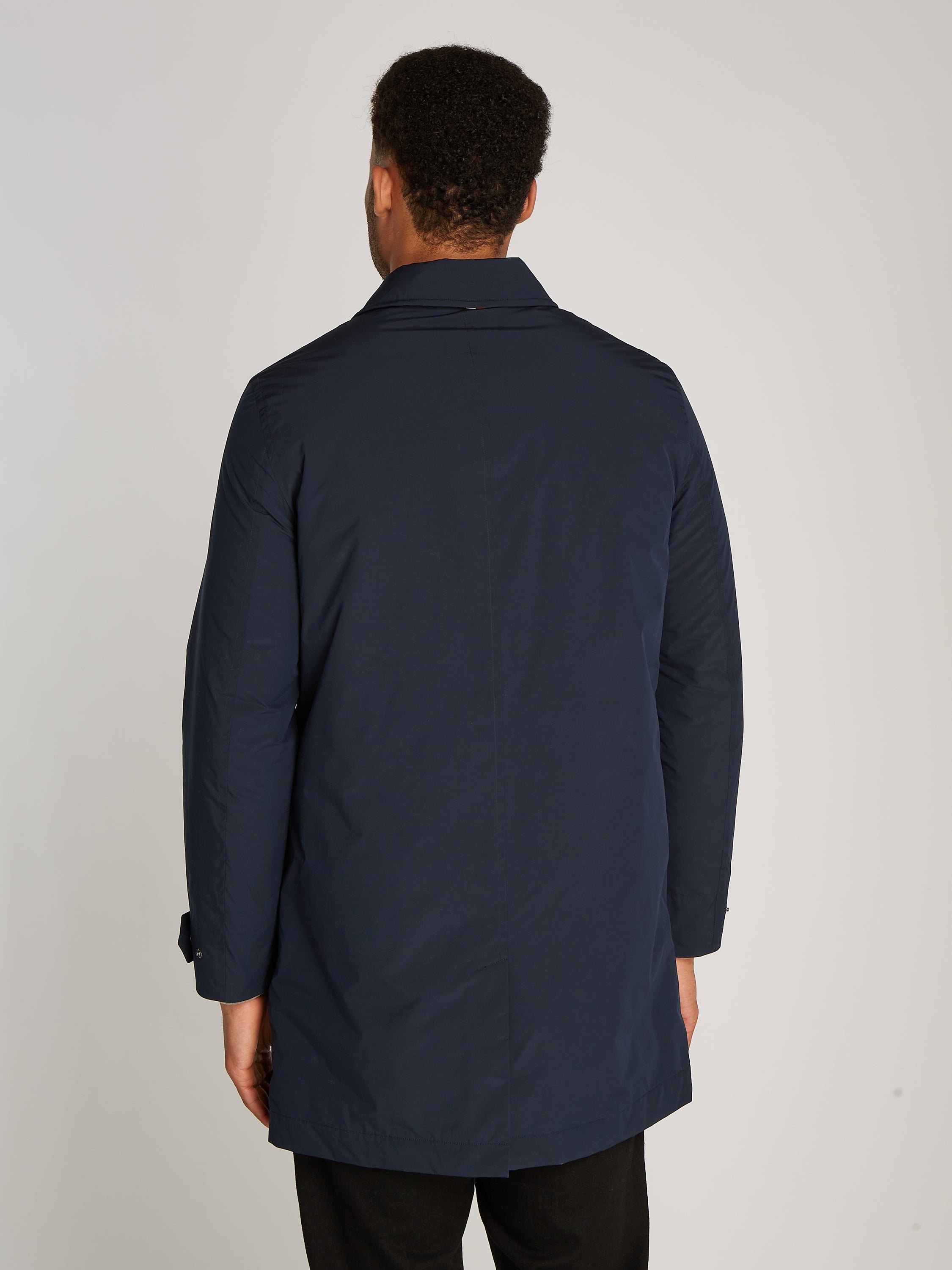 Imperméable bleu foncé Tommy Hilfiger