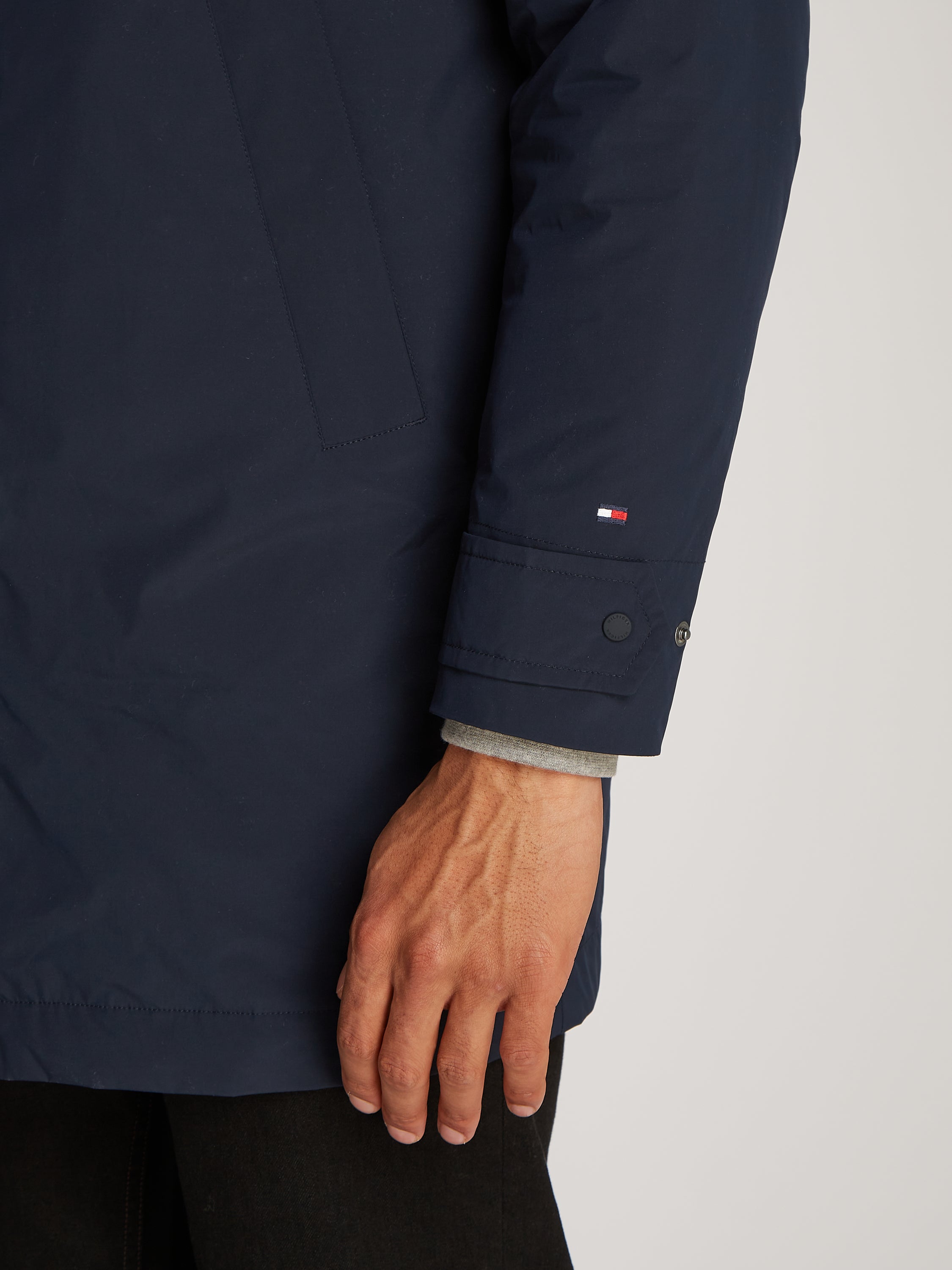 Imperméable bleu foncé Tommy Hilfiger